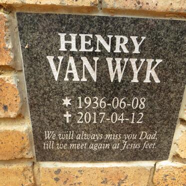 WYK Henry, van 1936-2017