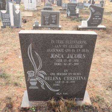 ? Josua Jacobus 1930-1999 & Helena Christina 1935-