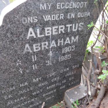 BODENSTEIN Albertus Abraham 1903-1985 & Dina Christina KILIAN 1906-1988 _1