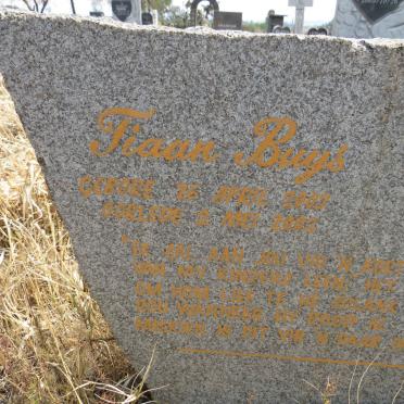 BUYS Tiaan 2003-2003