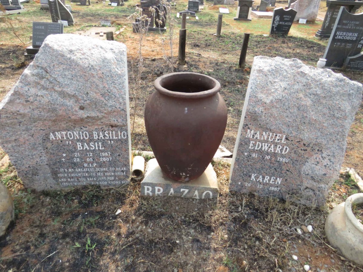 BRAZAO Manuel Edward 1969- & Karin 1967- :: BRAZAO Antonio Basilio 1987-2007