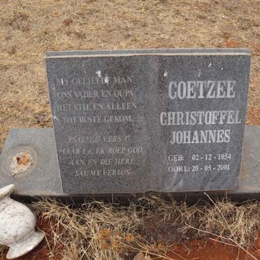 COETZEE Christoffel Johannes 1954-2001