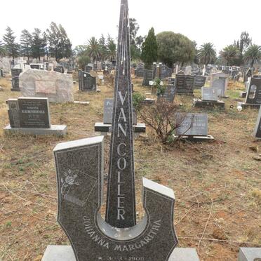 COLLER Johanna Margaretha, van 1905-1999