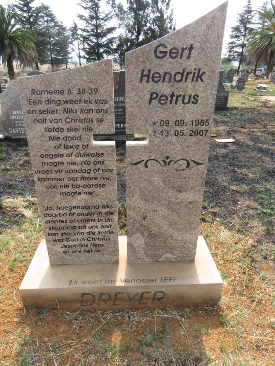 DREYER Gert Hendrik Petrus 1955-2007