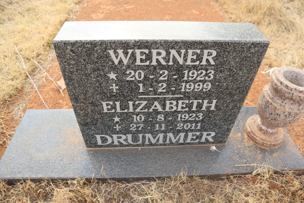 DRUMMER Werner 1923-1999 & Elizabeth 1923-2011