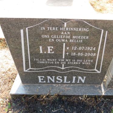 ENSLIN I.E. 1924-2008