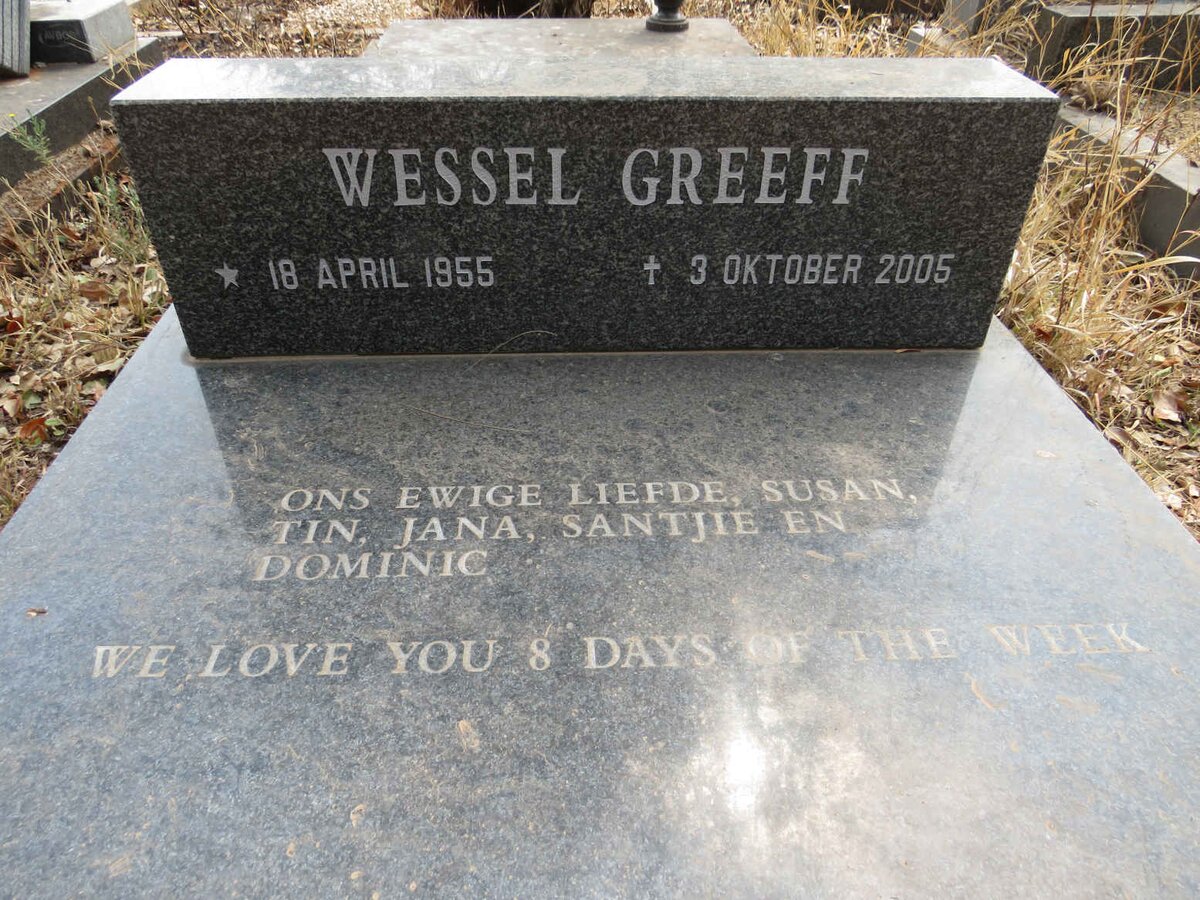 GREEFF Wessel 1955-2005
