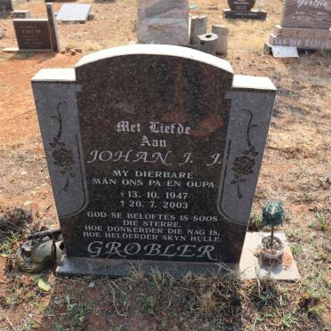GROBLER Johan J.J. 1947-2003