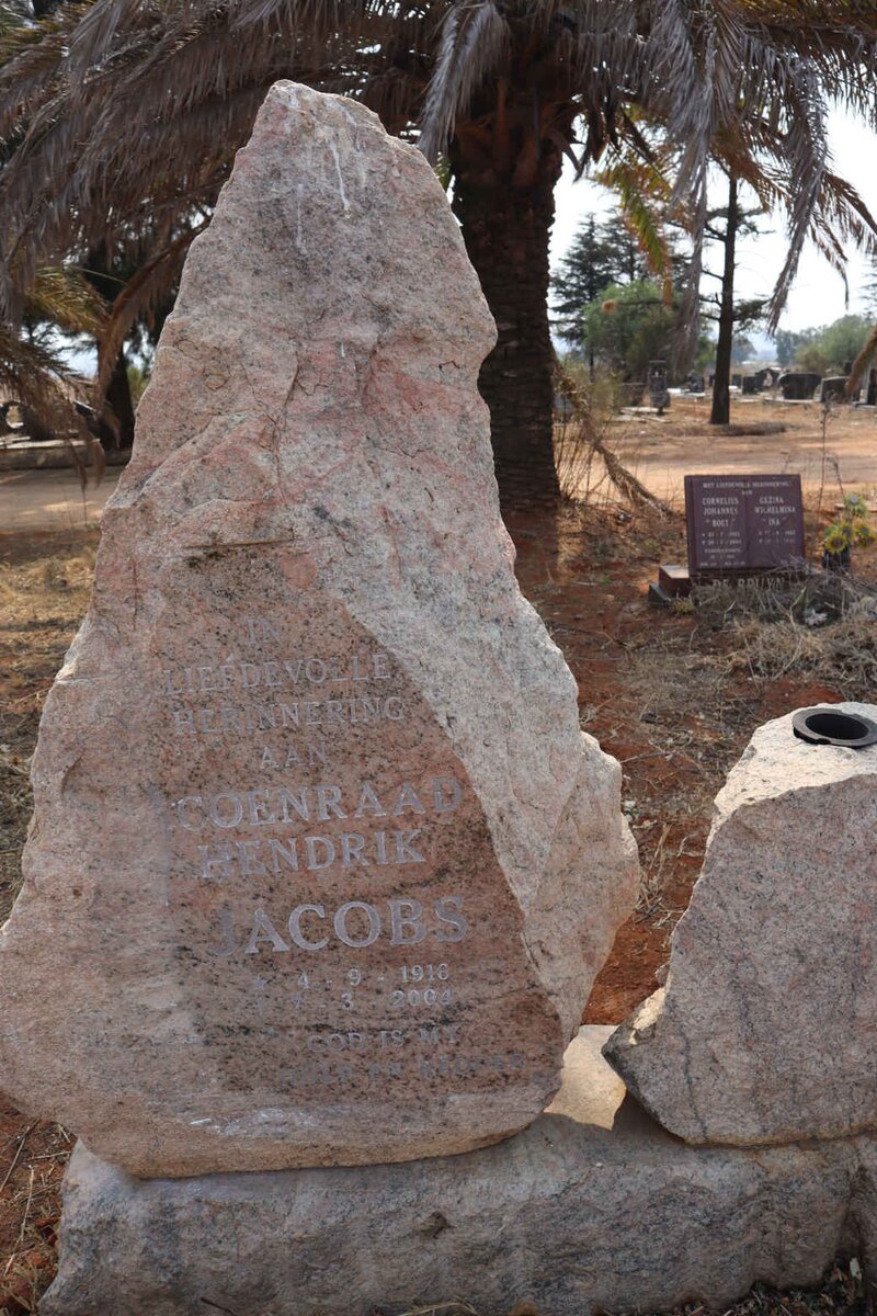 JACOBS Coenraad Hendrik 1916-2004