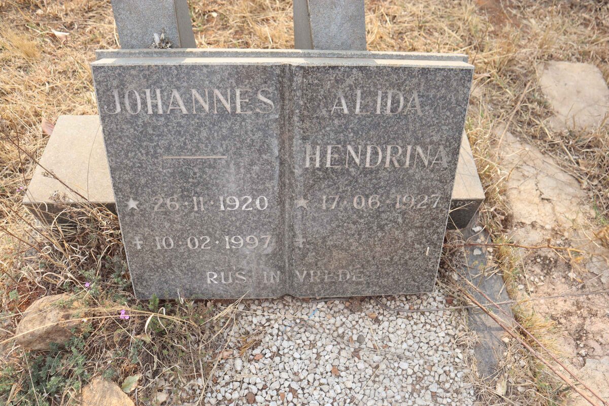 JACOBS Johannes 1920-1997 & Alida Hendrina 1927- _2