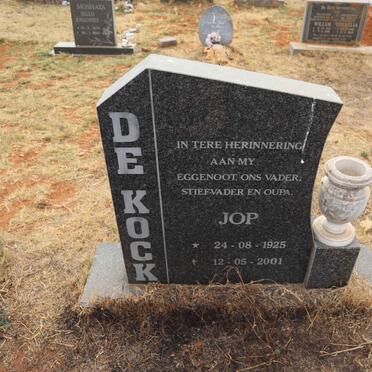 KOCK Jop, de 1925-2001