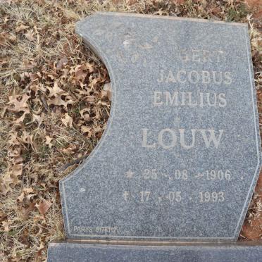 LOUW Gert Jacobus Emilius 1906-1993