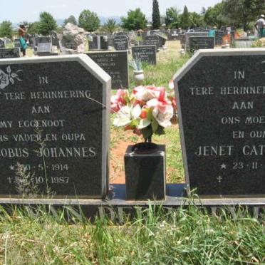 MERWE Jacobus Johannes, van der 1914-1987 &amp; Jenet Cathleene 1924-