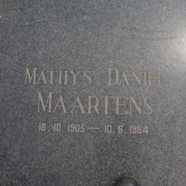 MAARTENS Mathys Daniel 1905-1984