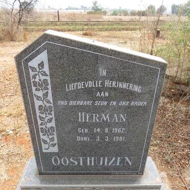 OOSTHUIZEN Herman 1962-1981