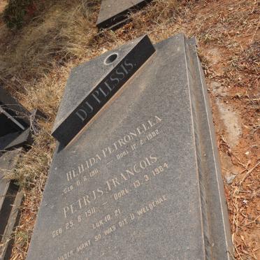 PLESSIS Petrus Francois, du 1911-1982 & Heilida Petronella 1911-1982