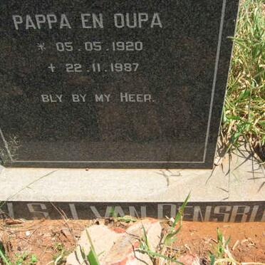 RENSBURG W.S.?., van 1920-1987