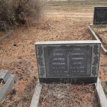 SMIT Gideon Jacobus Nicolaas 1912-1986 & Catharina Johanna LOUW 1906-1985