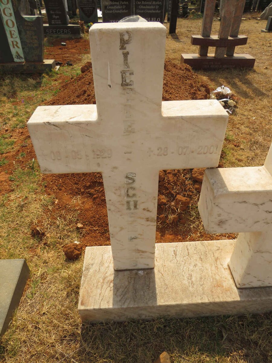 SCHEEPERS Pietie 1929-2001