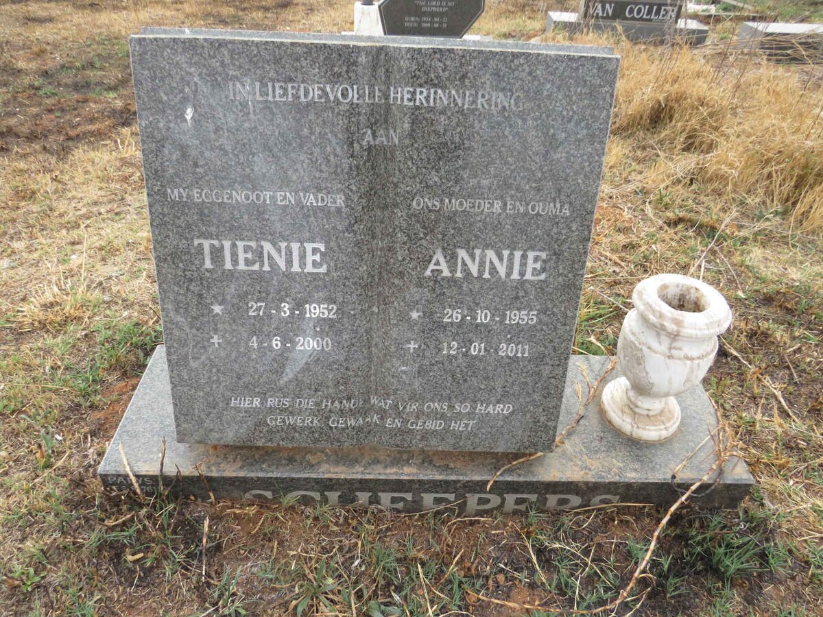 SCHEEPERS Tienie 1952-2000 & Annie 1955-2011