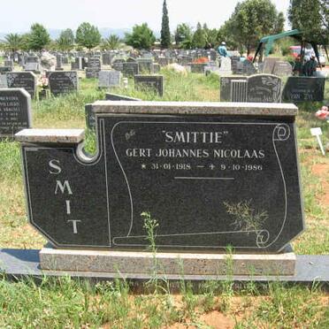 SMIT Gert Johannes Nicolaas 1918-1986