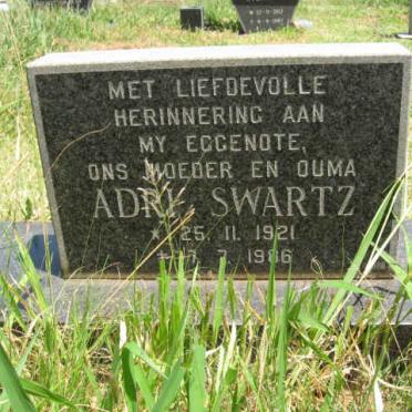 SWARTZ Adri 1921-1986
