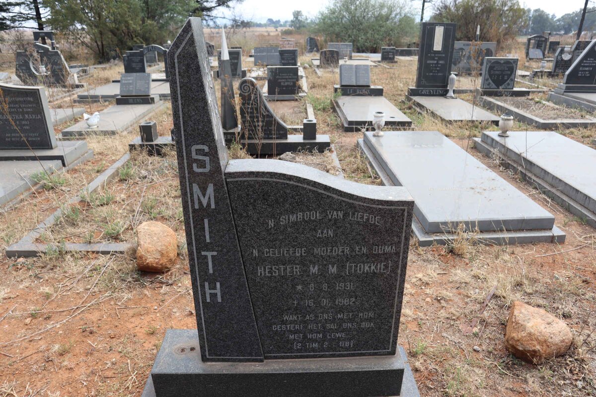 SMITH Hester M.M. 1931-1982