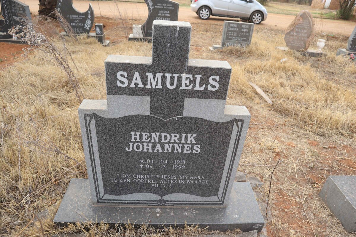 SAMUELS Hendrik Johannes 1918-1999