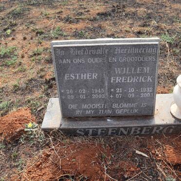 STEENBERG Willem Frederick 1932-2003 & Esther 1945-2003