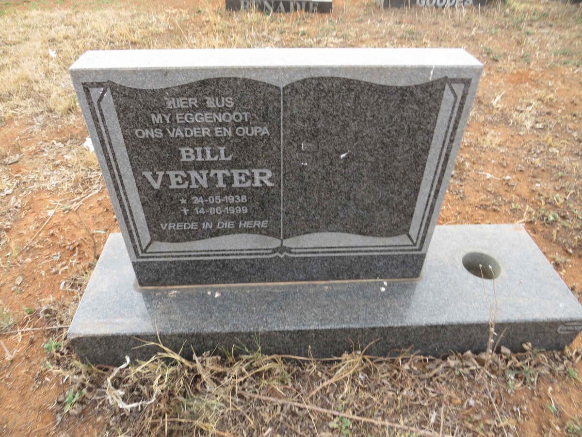 VENTER Bill 1938-1999