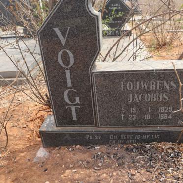 VOIGT Louwrens Jacobus 1929-1984