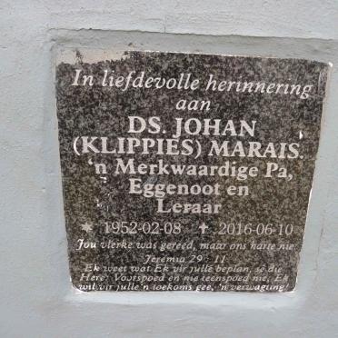 MARAIS Johan 1952-2016