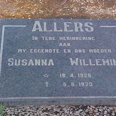 ALLERS Susanna Willemina 1926-1973