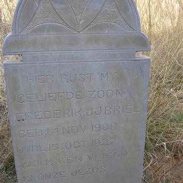 BRIEL Frederik J.J. 1908-1922