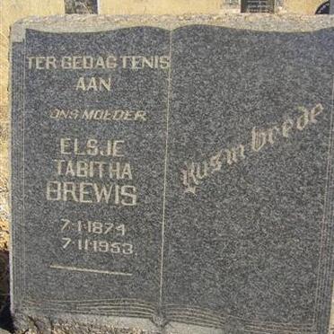 BREWIS Elsje Tabitha 1874-1953
