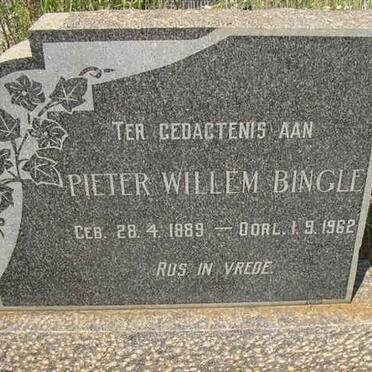 BINGLE Pieter Willem 1889-1962