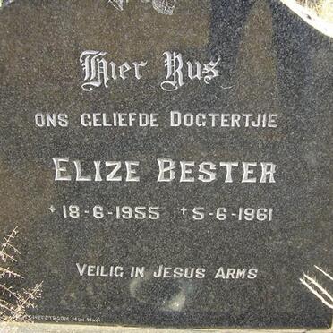 BESTER Elize 1955-1961