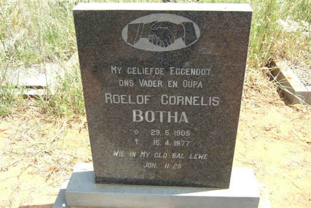BOTHA Roelof Cornelis 1905-1977