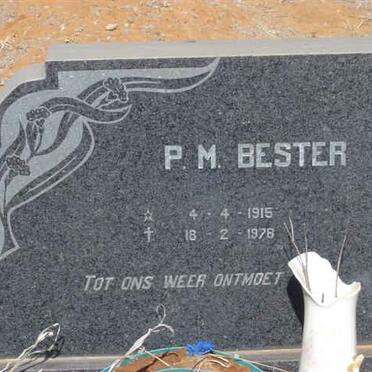 BESTER P.M. 1915-1978
