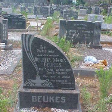 BEUKES Heiletta Maria nee GRIESEL 1892-1954