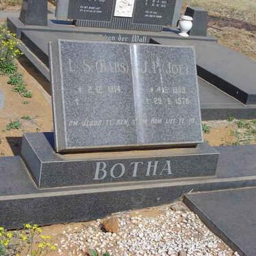 BOTHA J.P. 1905-1978 &amp; L.S. 1914-