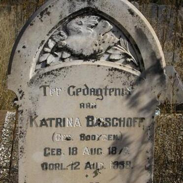 BISSCHOFF Katrina nee BOOYZEN 1877-1939