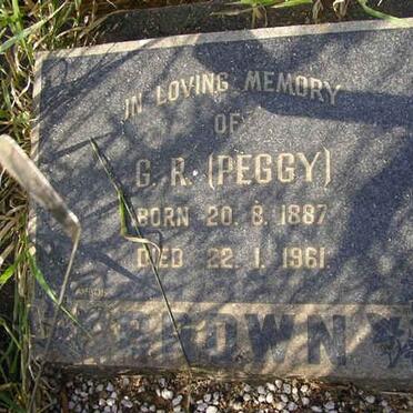 BROWN G.R. 1887-1961