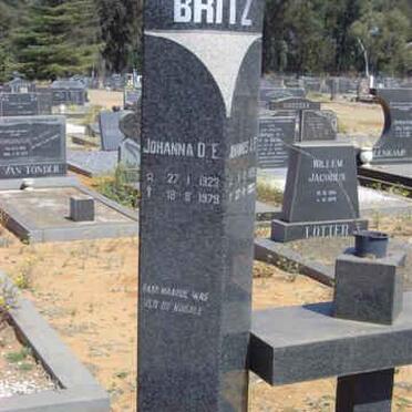 BRITZ Johanna D.E. 1923-1979