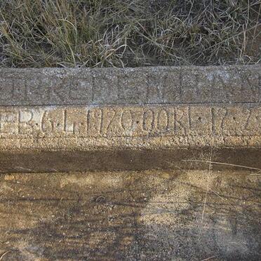 BREDENHANN J.J. 1920-1944