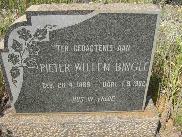BINGLE Pieter Willem 1889-1962