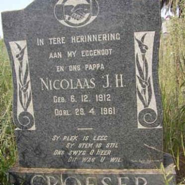 CROESER Nicolaas J.H. 1912-1961