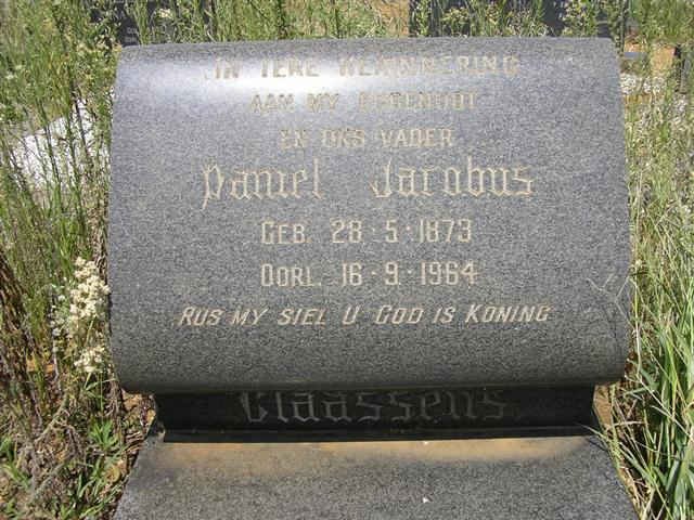 CLAASSENS Daniel Jacobus 1878-1964