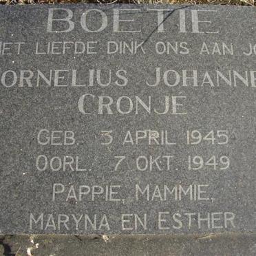 CRONJÉ Cornelius Johannes 1945-1949