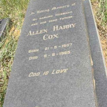 COX Allen Harry 1907-1965